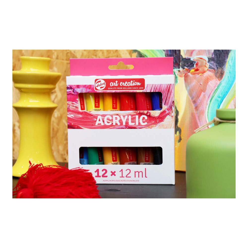 Talens Art Creation Set de pintura acrílica, 12x12ml