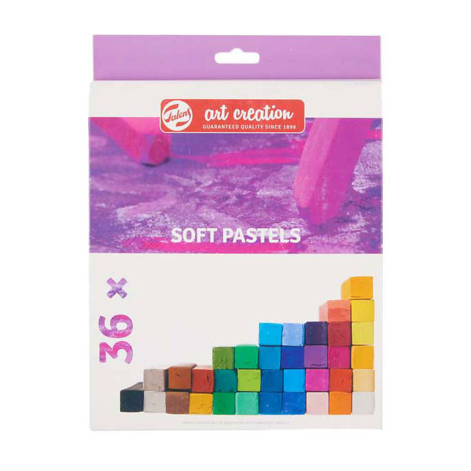 Talens creación artística pastel suave set 36