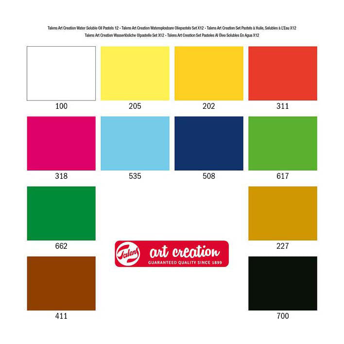 Talens Art Creation Water -Pastoli olio simpatici Set 12