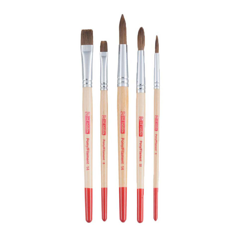 Creazione artistica talens Aquarelpenselens Set V 5 - Pony Polyester