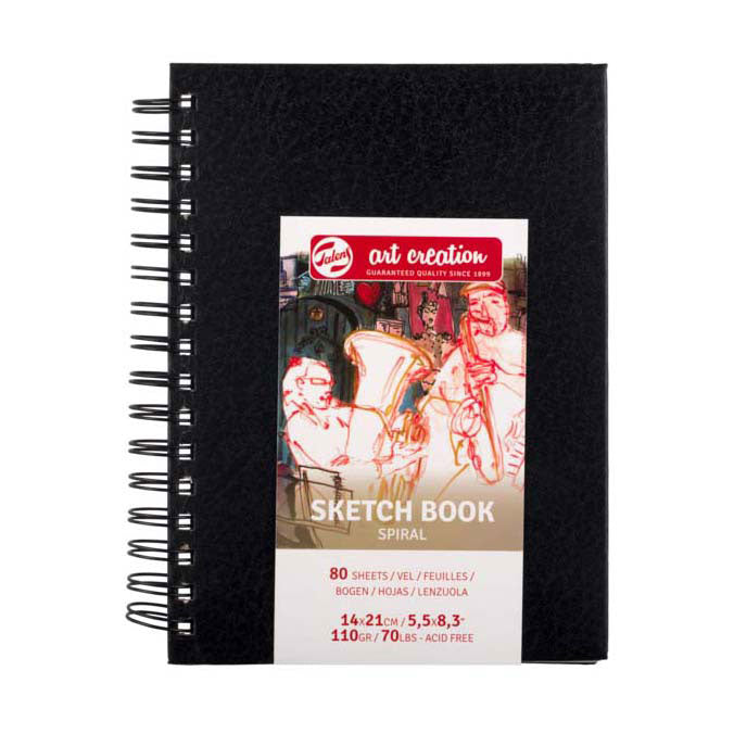 Talens Art Creation Sketchbook Spiral 14x21cm 110 g 80v