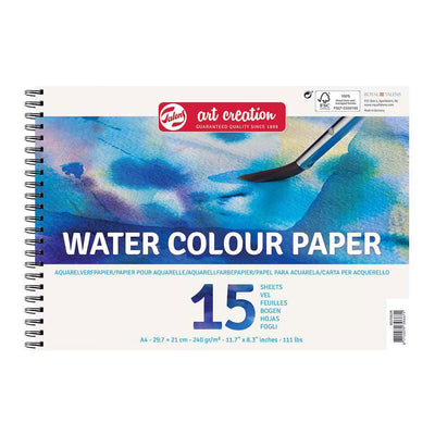 Creazione d'arte di talens Acqual Paint Paper A4 250 G 15 Falls