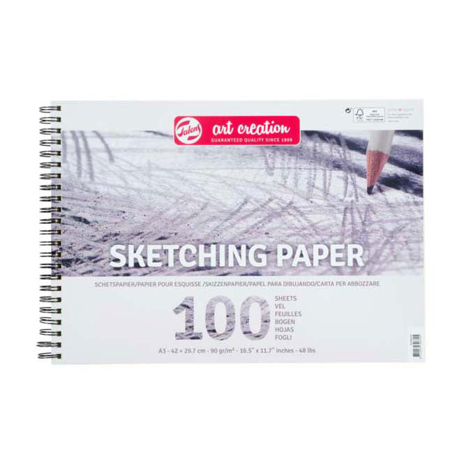 Talens Art Creation Sketch Papier 42x29.7cm 90g 100 Hojas