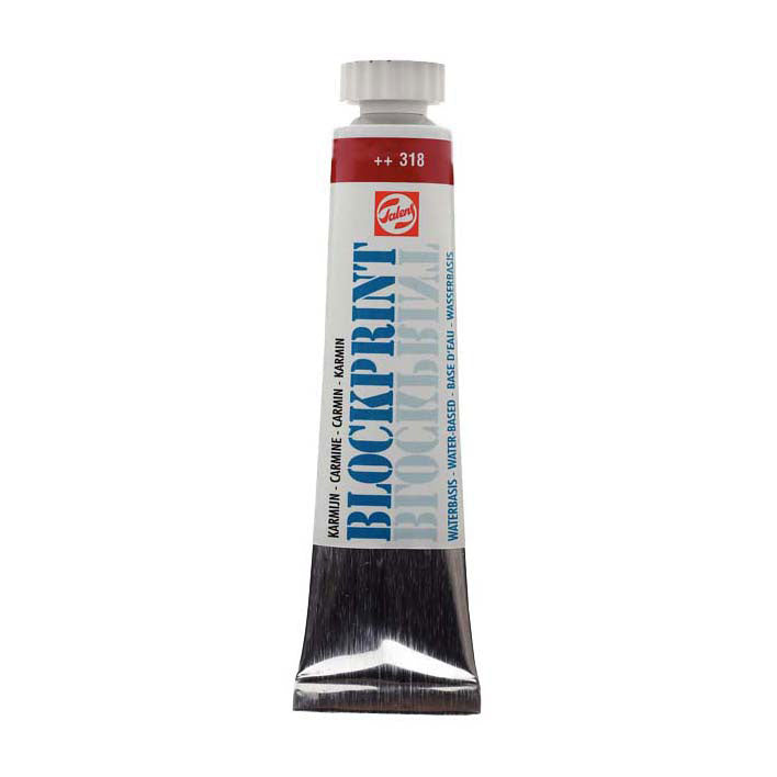 Talens Blockprint tube 20ml Karmiajn 318