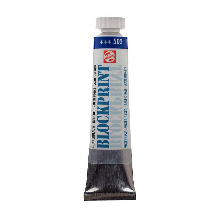 Talens Blockprint Tube 20 ml blu scuro 502