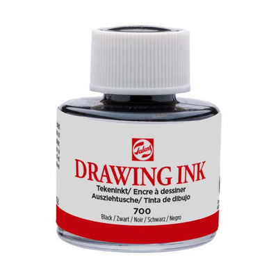 Talens tekeninkt fles 11ml zwart 700