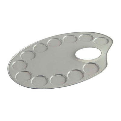 Talens Palet Metal Oval 12.6x18,5 cm
