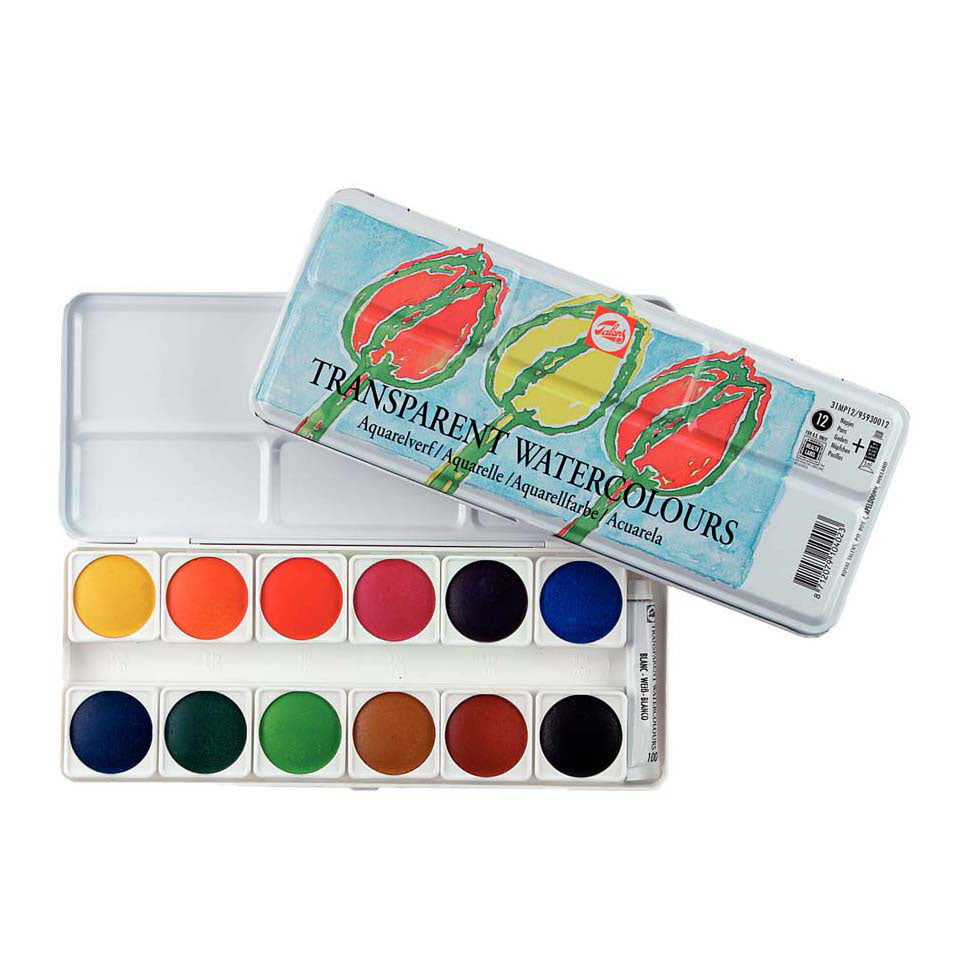 Set di vernici acquarel trasparente Talens 31MP12