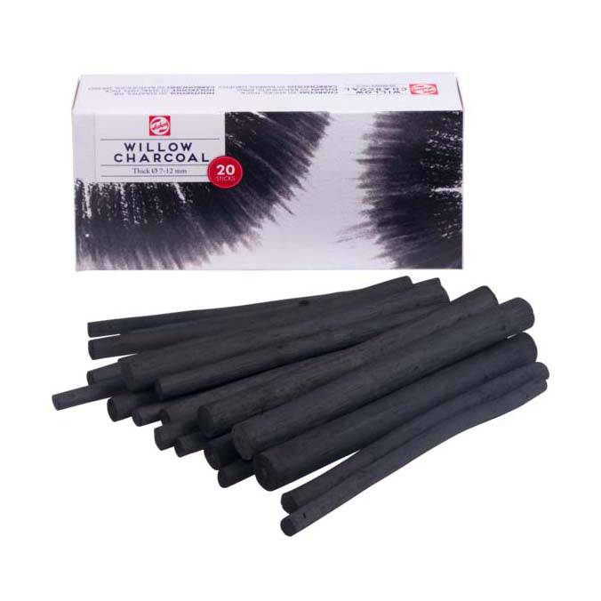 TALENS CHARCOAL DIK 20 BARS