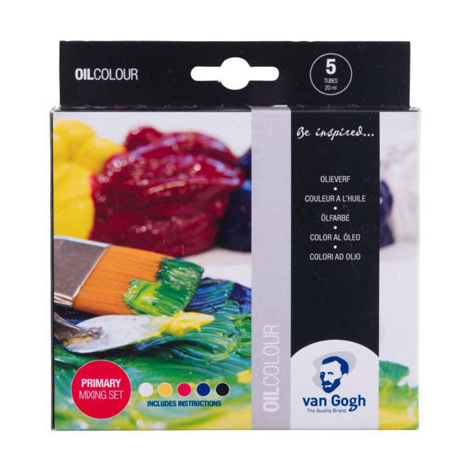 Van Gogh Oil Paint Primary Mixtet, 5x20ml