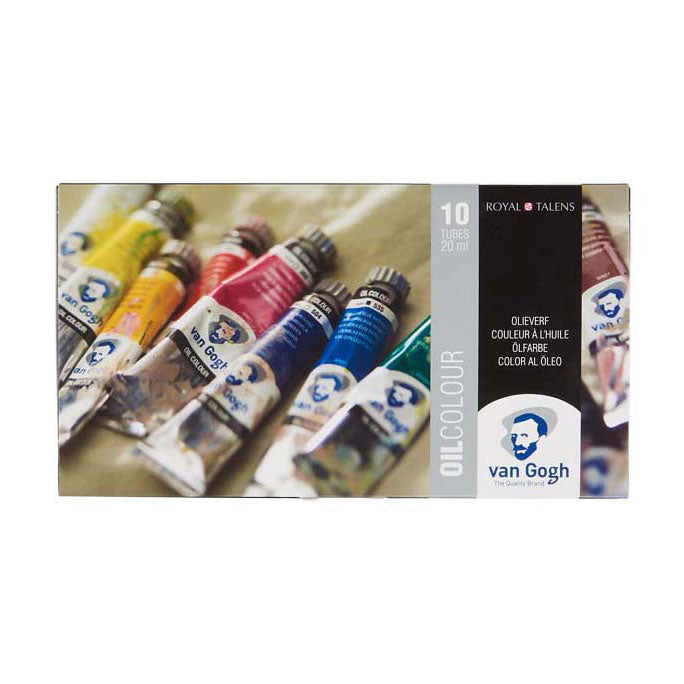 Van Gogh Pintura al óleo Conjunto básico con 10 colores en tubos de 20 ml