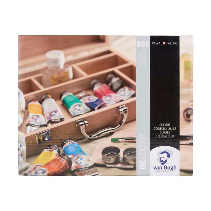 Van Gogh Oil Paint Box Basic con 10 colori 40ml