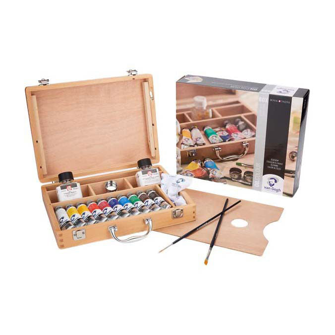 Van Gogh Oil Paint Box Basic con 10 colori 40ml
