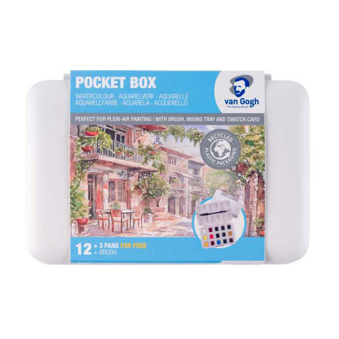 Van Gogh Aquarel Paint Pocket Box Basic Colors