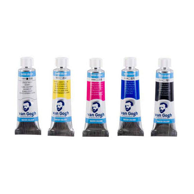 Van Gogh Aquarel Paint Primary Mix Set, tubi 5x10ml