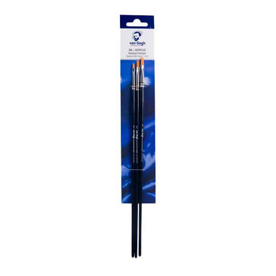 Van Gogh Brush per olio e vernice acrilica, 3 pezzi S294 n. 2-4-6