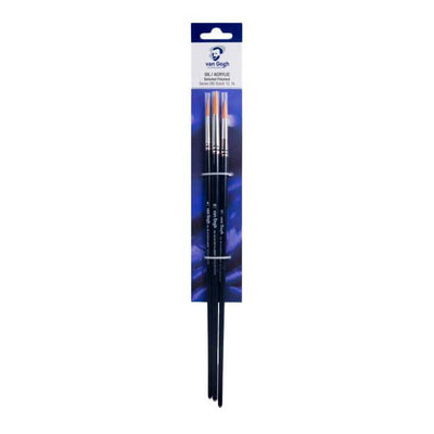 Van Gogh Brush per olio e vernice acrilica 3 pezzi S295 NR 8-12-16