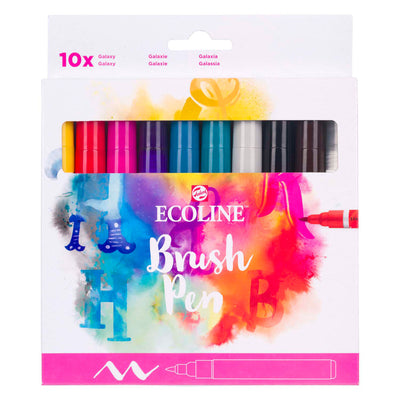 Set di pennelli Bruynzeel Ecoline Galaxy, 10 colori