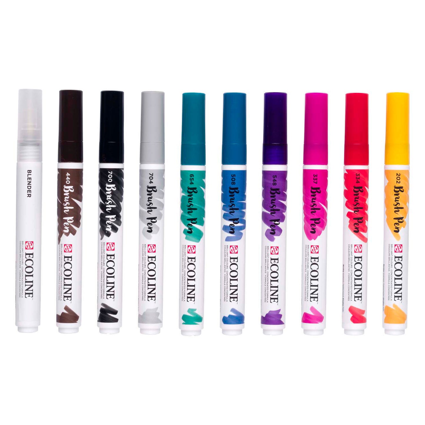 Set di pennelli Bruynzeel Ecoline Galaxy, 10 colori