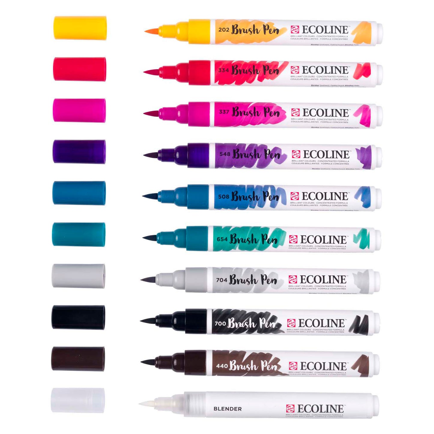 Set di pennelli Bruynzeel Ecoline Galaxy, 10 colori