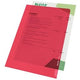 Fundas en L leitz rojo a4 100 piezas