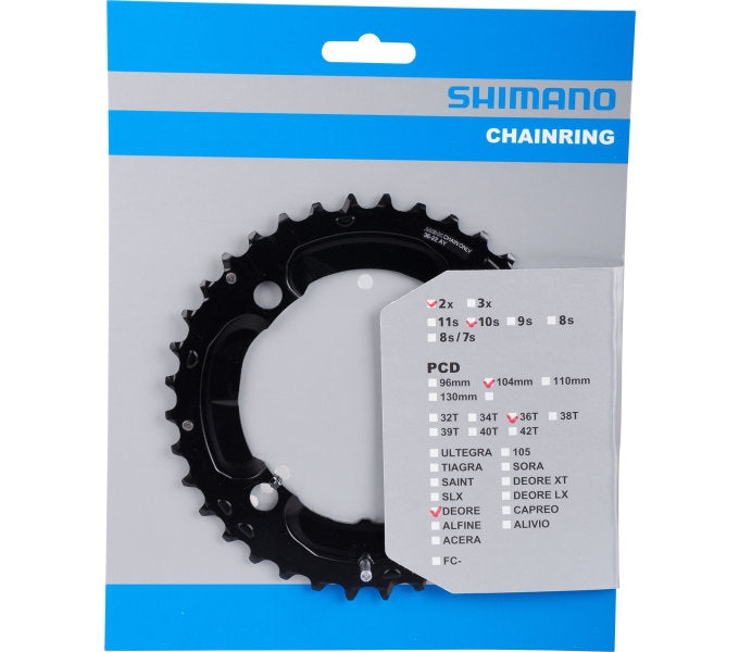 Shimano Chain Top Deore 10V 36T Y1RP98070 M617 Negro