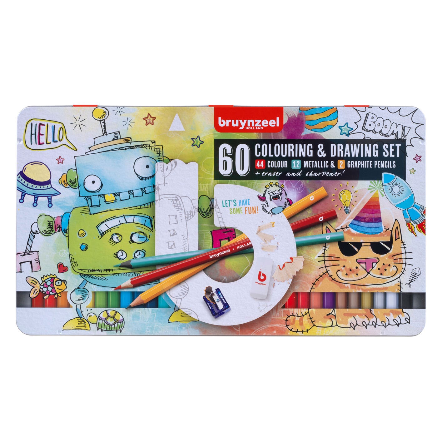 Dibujo y color Bruynzeel en enlatado, 60dlg.