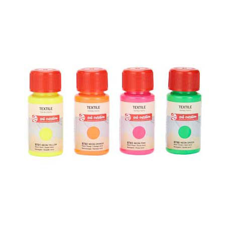 Talens Art Creation Textile Paint Neon 4x50ml