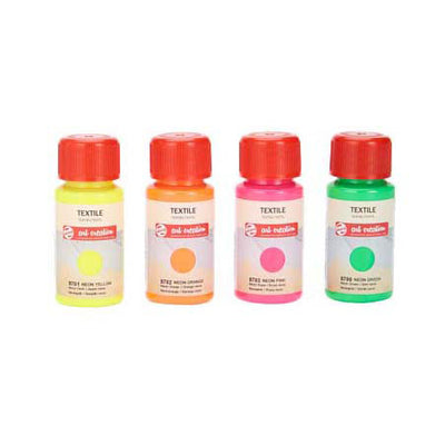 Talens art creazione tessile vernice neon 4x50ml