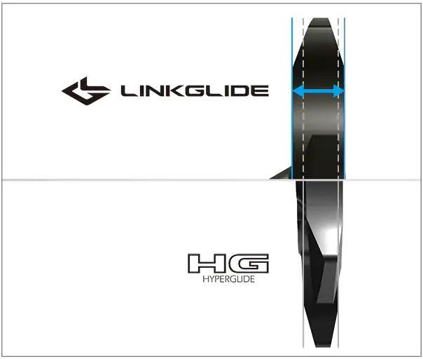 Shimano Cassette 10 Speed ​​Link Glide CS-LG400 11-43T