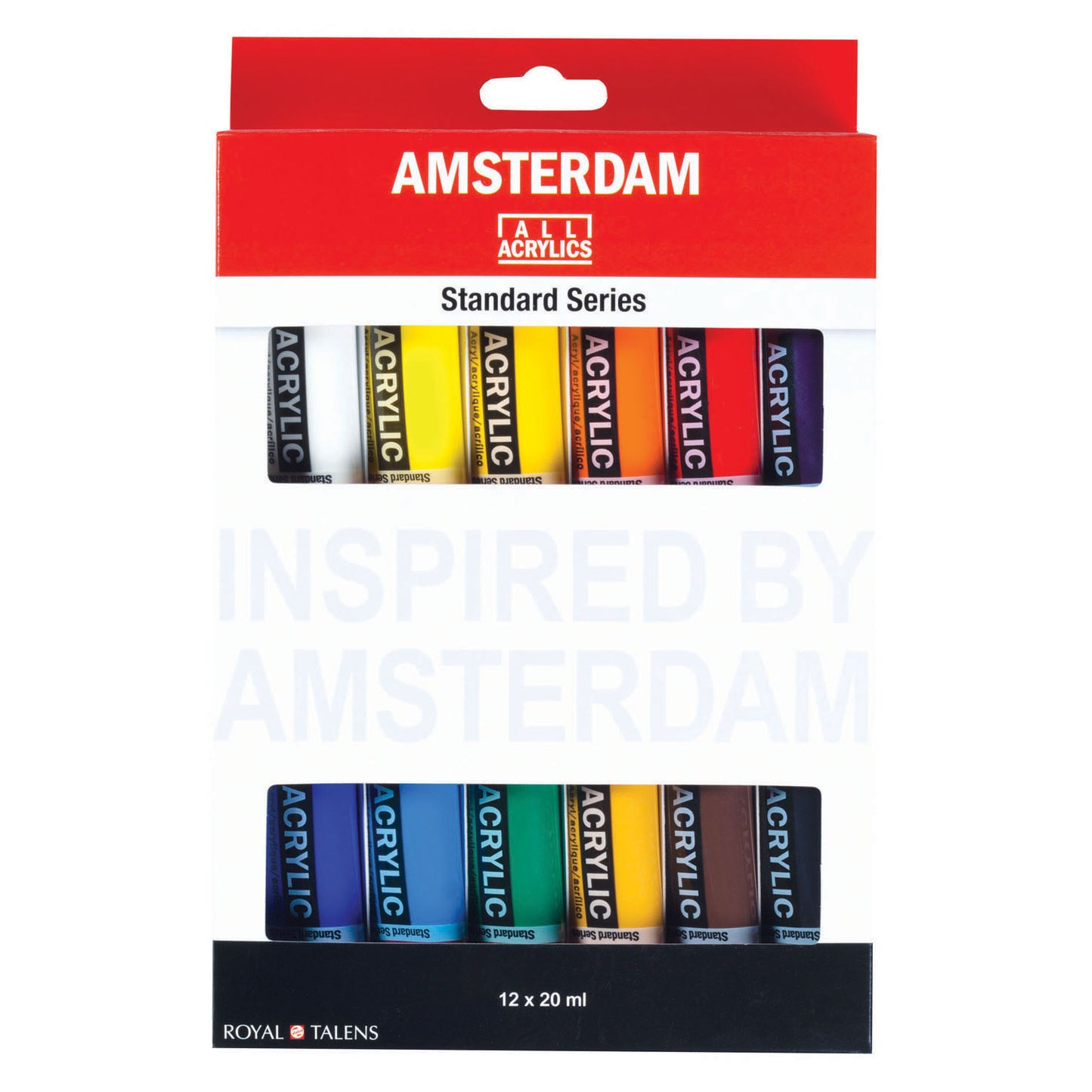 Talens Amsterdam Acrilic Paint Standard Set, 12dlg.