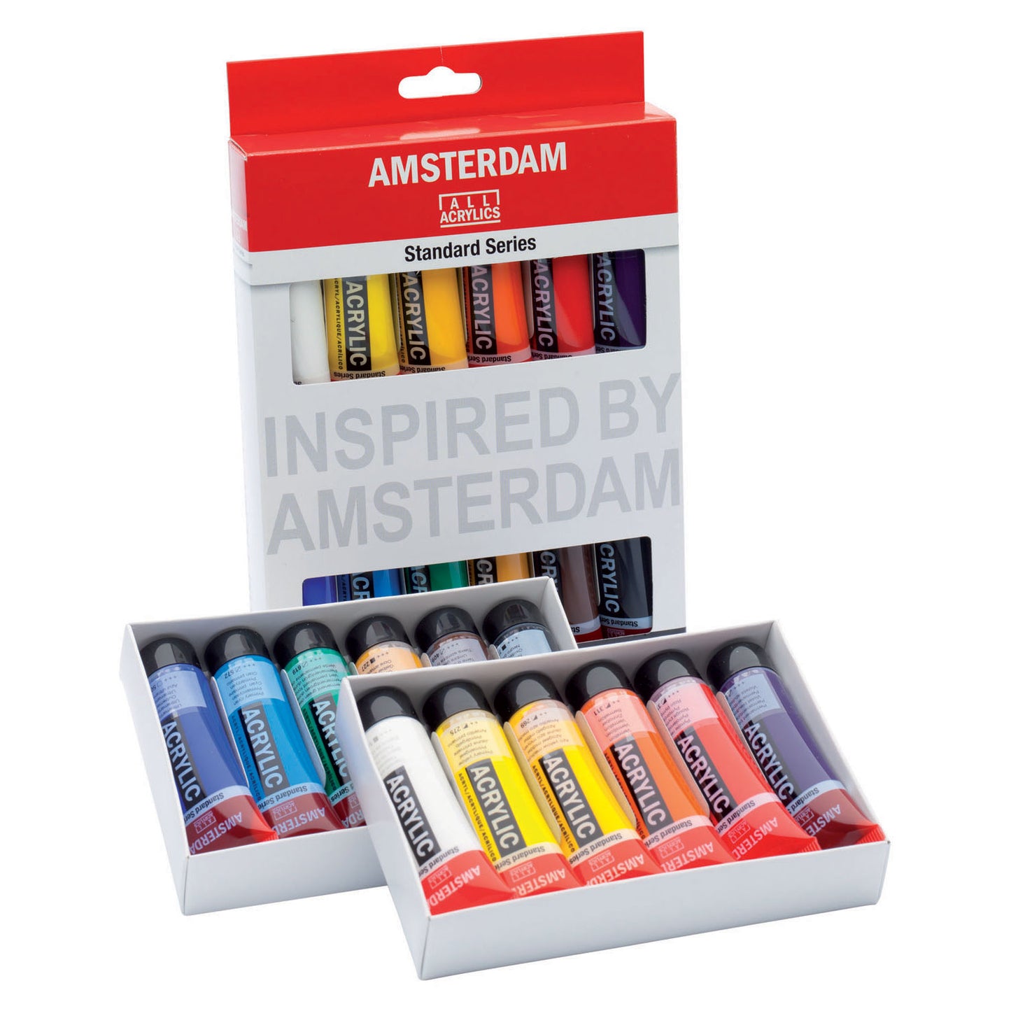 Talens Amsterdam Acrilic Paint Standard Set, 12dlg.