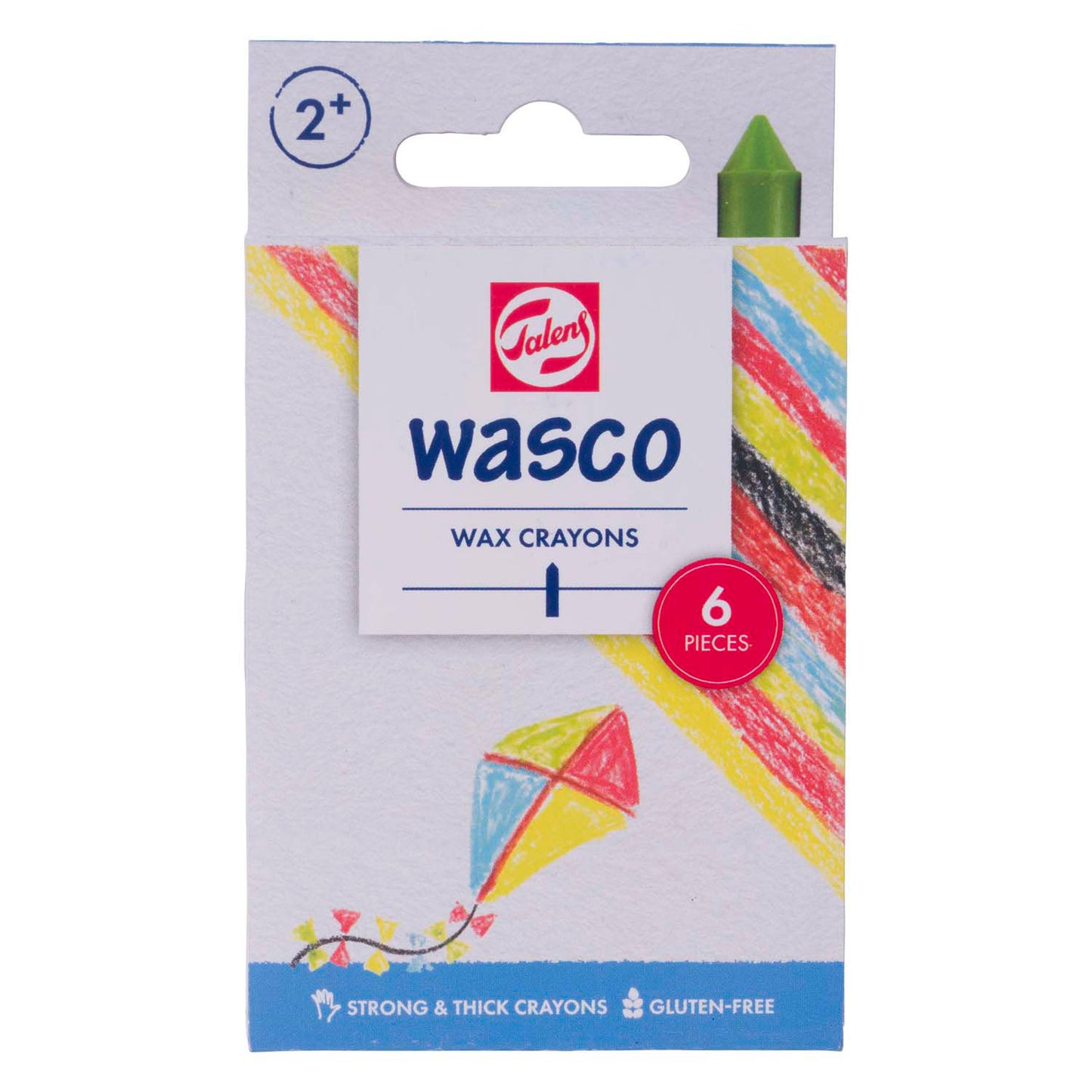 Juego de crayones de cera Talens wasco - 6 colores