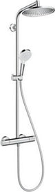 Hansgrohe crometta s - showerpipe - 240mm - funzione 1 getto - cromato - con termostato