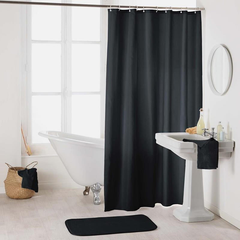Tenda doccia Wicotex uni peva 180x200 nera
