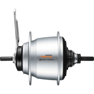 Versnellingsnaaf Shimano Nexus 5 SG-C7000-5 met terugtraprem - 36 gaats - zilver