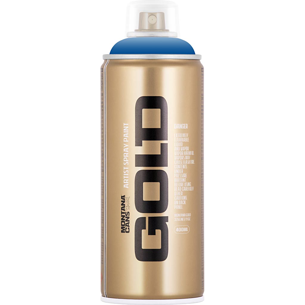 Pintura en aerosol Montana, azul, 400 ml 1 caja