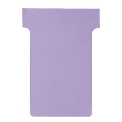 Tarjetas con inserción en T para planificación Atlanta cartón 170g m2 60x15x85x48,5mm violeta