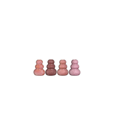 Ideas 4 estaciones jarrón guijarros h9,5xø7cm rosa 4ass colores