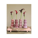 Ideas 4 seasons pebble vaas h15xø7cm pink 4ass colours - afbeelding 2