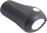 Gazelle Handle Cap Recht Basic 88 mm nero con foreste bianche - afbeelding 1