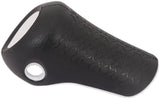 Gazelle Handle Cap Recht Basic 88 mm nero con foreste bianche - afbeelding 2