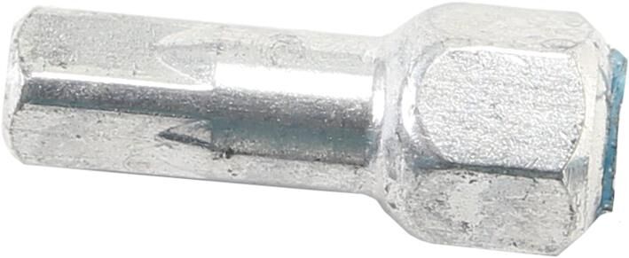 Alpina tetina de radio abs tetina de radio abs 2 mm 15 mm de largo latón sil.