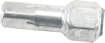 Nipplo per raggi in abs Alpina nipplo per raggi in abs 2mm lungo 15mm ottone argento.