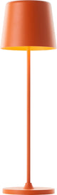 Brilliant kaami lámpara de mesa recargable - exterior - led 2w 3000k - 3 stepdim - ip44 - naranja