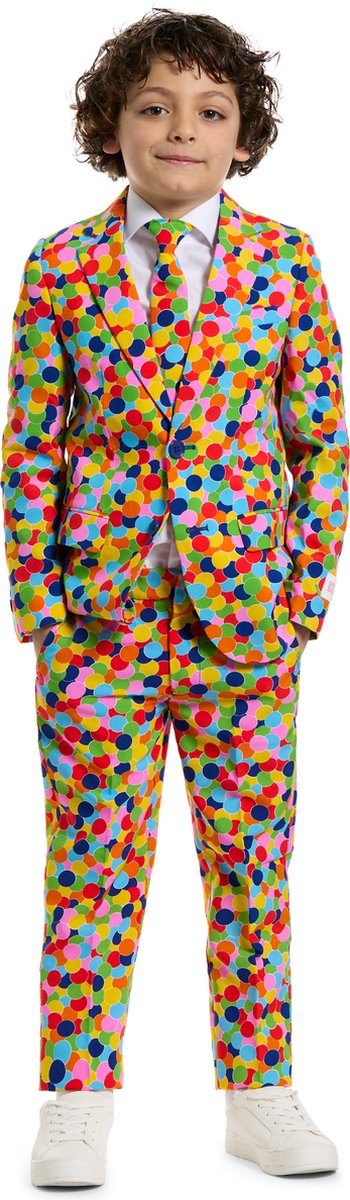 Traje de confeti Opposuits - traje de niño - ropa de carnaval - disfraz - talla: eu122 128