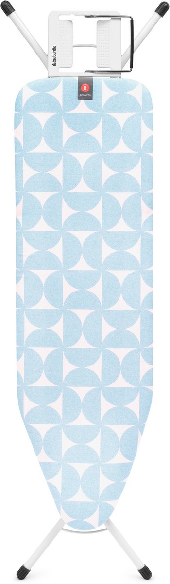 Asse da stiro Brabantia b - per ferro - 124 x 38 cm - brezza fresca