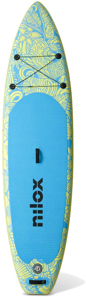 Nilox sup waikiki - dimensiones 274x84x15cm - mochila - remo - bomba - cordón de seguridad - 1 aleta