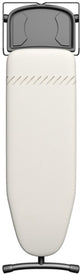 Laurastar ironing board comfort board beige, 38cm x 120cm, 100% cotton, ergonomic, adjustable height, iron holder, secure closing system