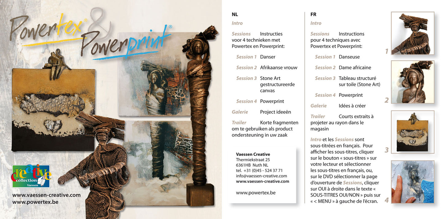 Powertex • DVD dimostrativo sottotitolato in olandese parlato-francese